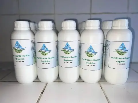 Fertilizante líquido orgánico AllpaFish de 1 litro