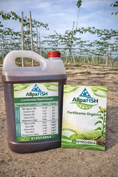 Fertilizante orgánico para maracuyá — hoja, tallo y raíz