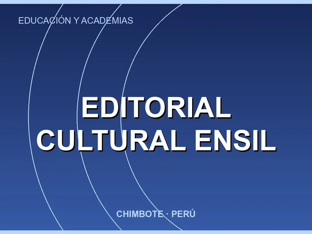 Abrir tarjeta de Editorial Cultural ENSIL