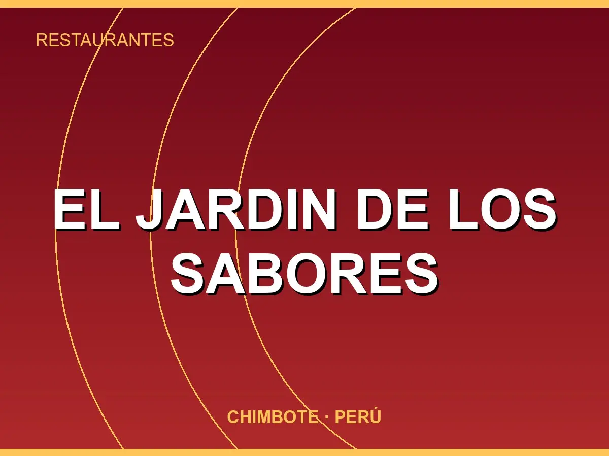 Abrir tarjeta de El Jardin De Los Sabores
