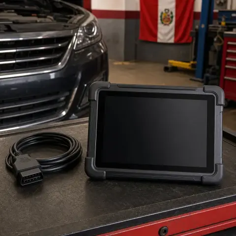 Diagnóstico computarizado por escáner del carro