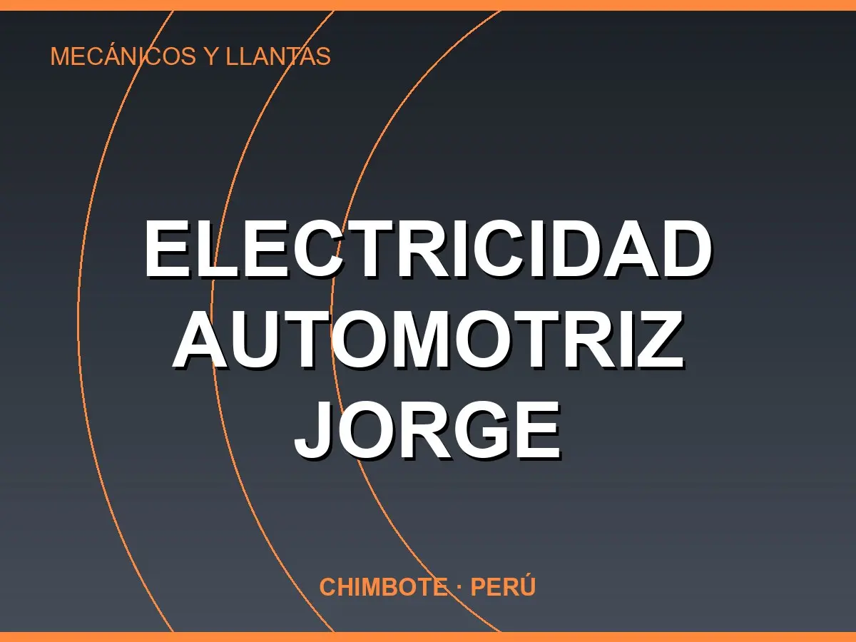 Abrir tarjeta de Electricidad Automotriz JORGE
