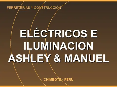Eléctricos e iluminacion Ashley & manuel