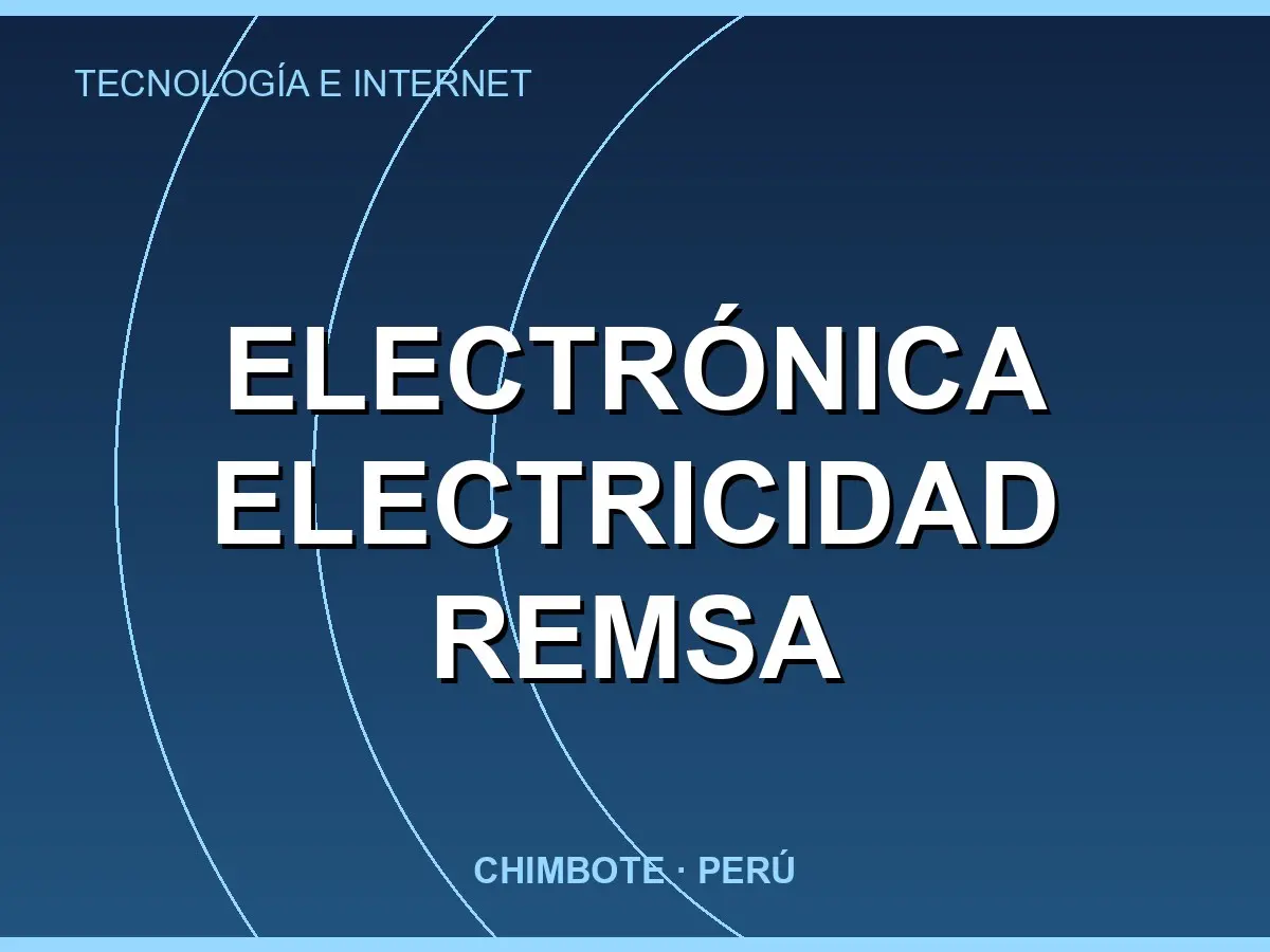 Abrir tarjeta de Electrónica Electricidad REMSA