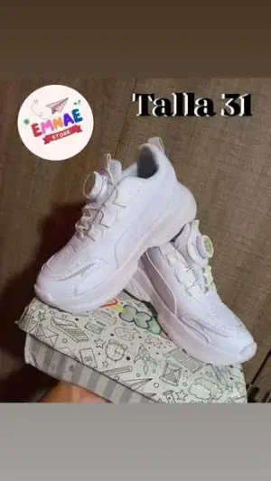 Zapatillas blancas talla 31
