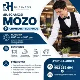 Trabajo: Mozo Full Time en restaurante (Chimbote – Los Pinos)