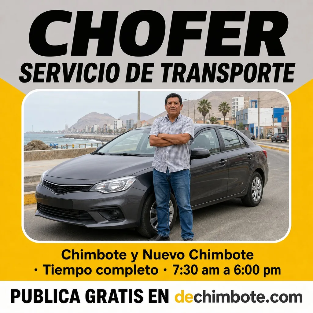 Afiche del aviso: Chofer