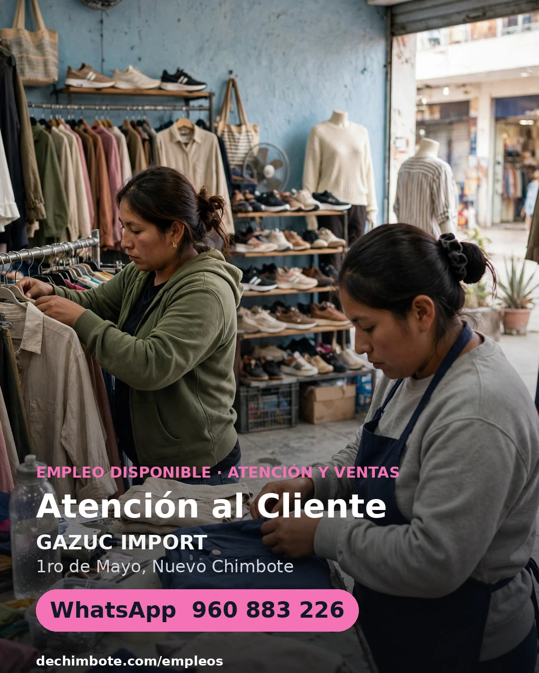 Afiche del aviso: Atención al Cliente