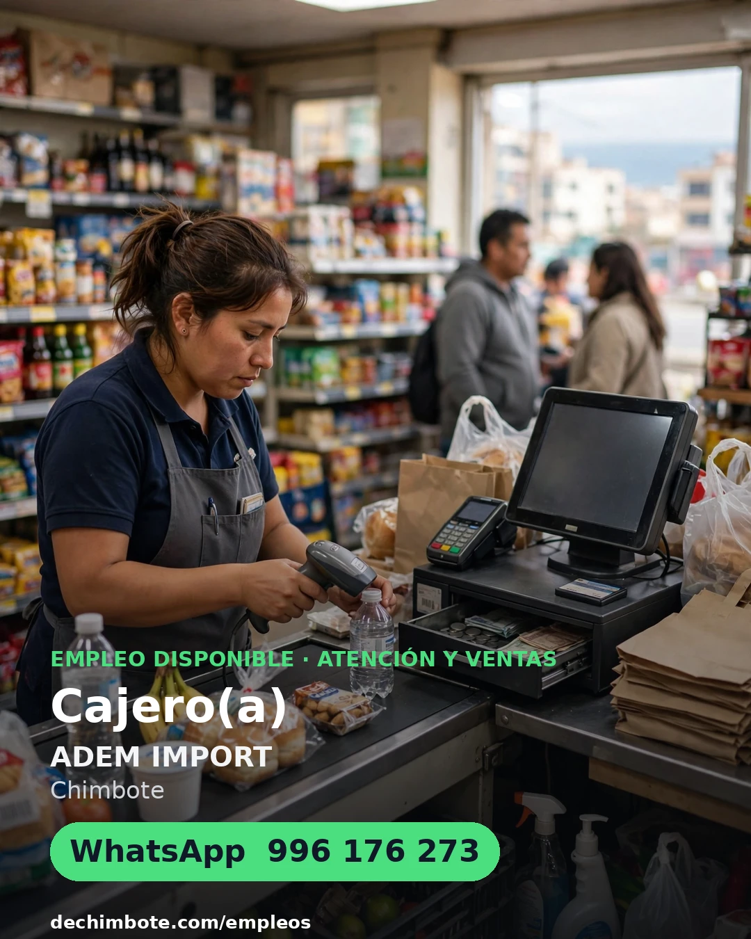 Afiche del aviso: Cajero(a)