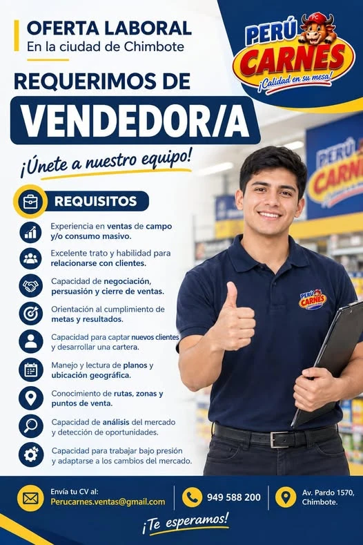 Afiche del aviso: Vendedor/a