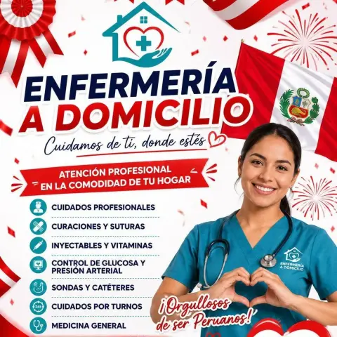 Cuidados profesionales de enfermería a domicilio