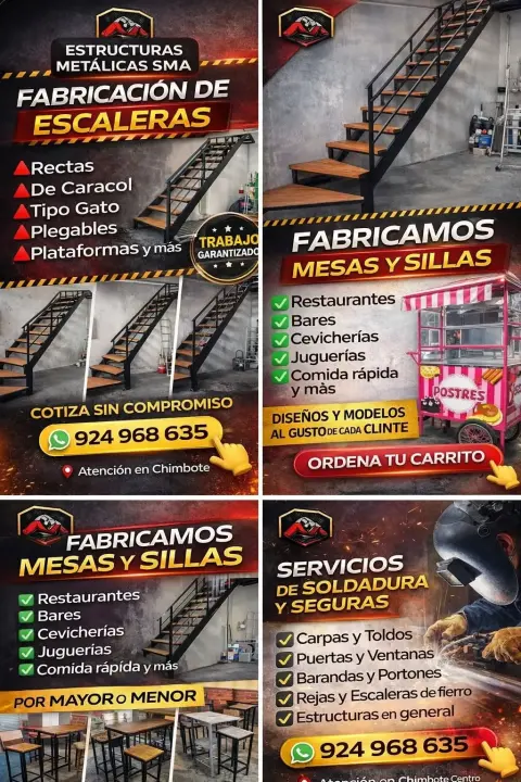 Carpas y toldos metálicos