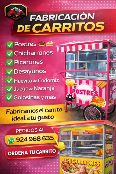 Carritos para negocio ambulatorio