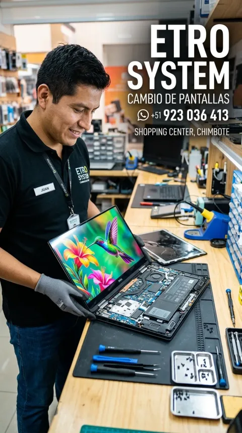 Cambio de Pantallas para Laptop