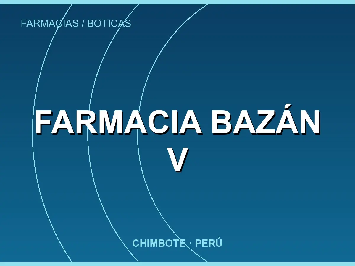 Abrir tarjeta de Farmacia BAZÁN V