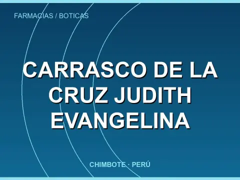 Carrasco De La Cruz Judith Evangelina