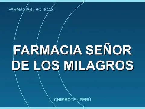 Farmacia Señor de los Milagros