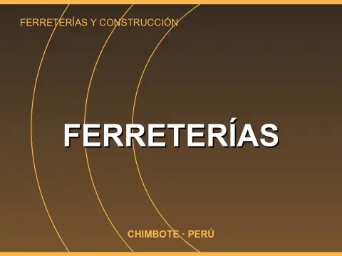 Ferreterías