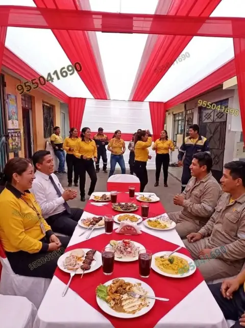 Cenas servidas de tres tiempos y banquetes criollos para instituciones en Nuevo Chimbote