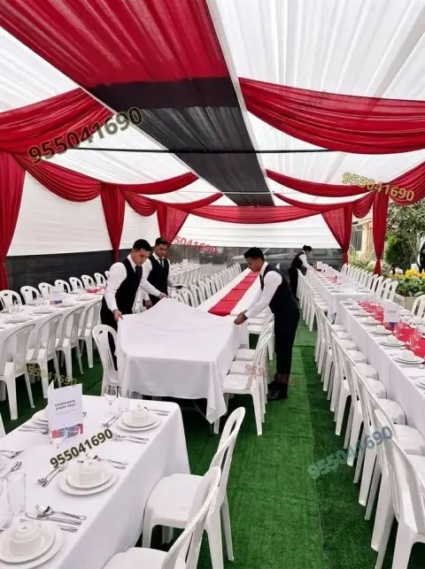 Servicio de sonido potente con DJ profesional y luces para aniversarios de empresas en Santa