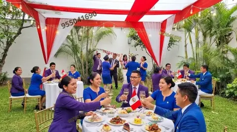 Servicio integral de eventos empresariales y catering en Santa