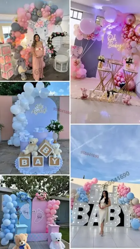 Bocaditos temáticos y cupcakes personalizados para Baby Shower en Nuevo Chimbote