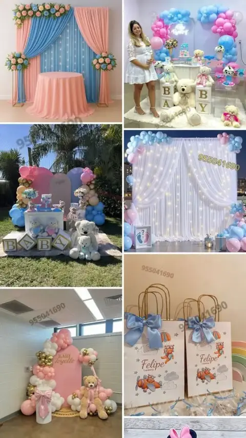Bocaditos temáticos y cupcakes personalizados para Baby Shower en Nuevo Chimbote