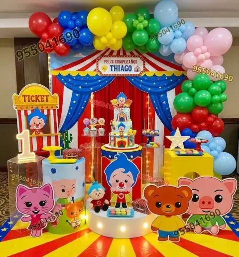 Efectos de burbujas y luces para la hora loca en Santa