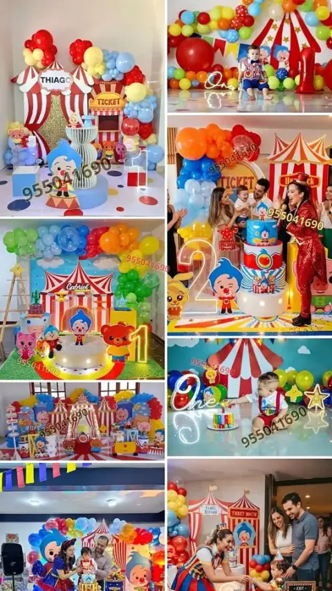 Show de payasos y animación infantil temática de Plim Plim en Santa