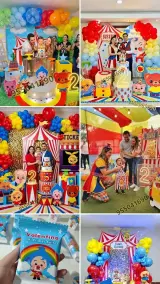 Alquiler de luces vintage o kermés para cumpleaños de Plim Plim