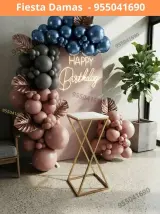 Decoración de fiesta familiar y de dama en Cambio Puente