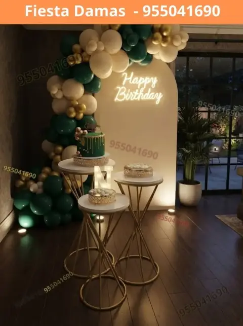 Decoracion para señorita y modelos baratos para cumpleaños Coishco