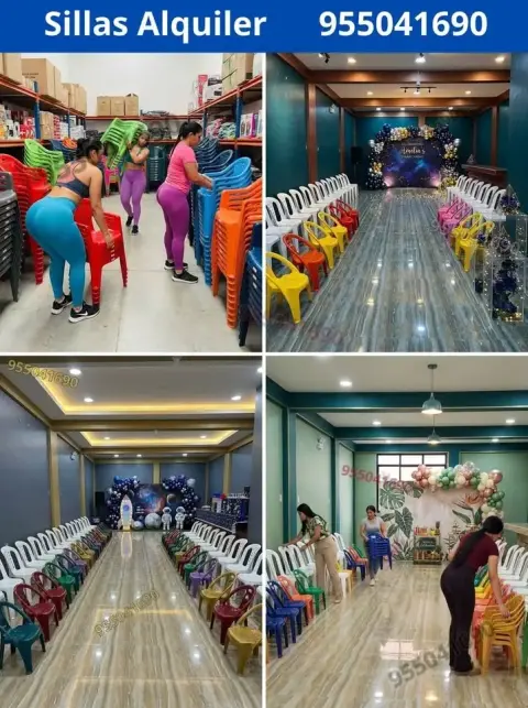 Alquiler de sillas para eventos corporativos y capacitaciones Nuevo Chimbote