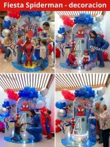 Decoración de Spiderman para cumpleaños de 4 años en Chimbote