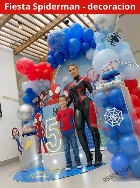 Decoracion de Spidey y sus amigos a 300 soles en cuotas Nuevo Chimbote