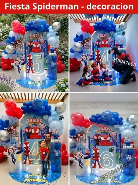 Decoracion de moda de Spiderman 2026 y 2027 precio unico 300 soles en Santa