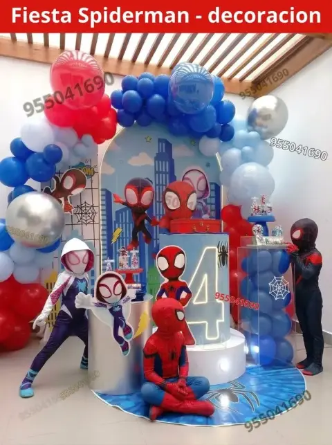 Fiesta infantil de Spidey y el nuevo hombre araña en Campo Nuevo