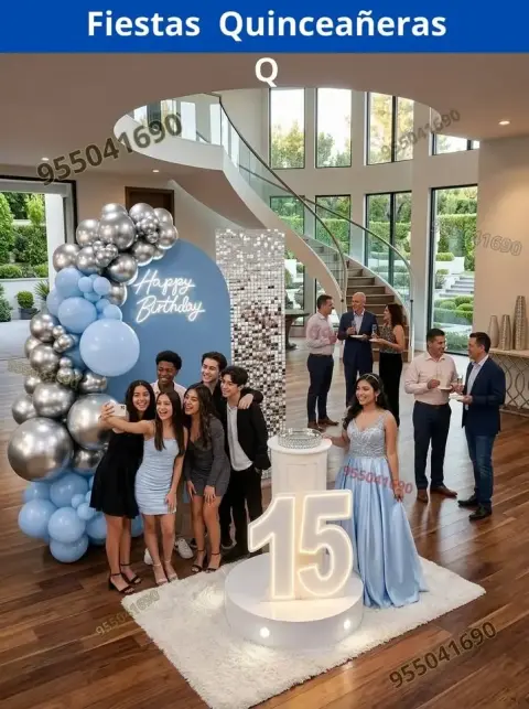 Decoraciones de moda actualizadas para fiestas en casa de 15 años Guadalupito