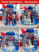 Decoración de Spidey para cumpleaños de 4 años en Nuevo Chimbote