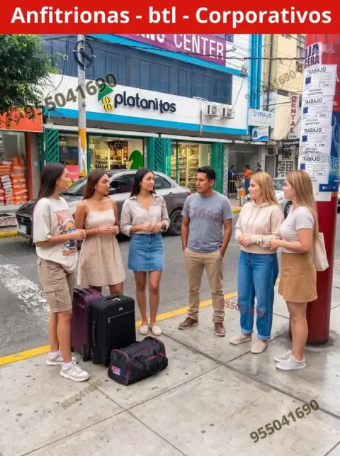 Anfitrionas y degustadoras para expoferias y aperturas de locales en Casma