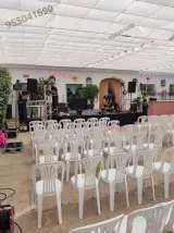Alquiler de sillas blancas Tiffany Chiavari en Chimbote
