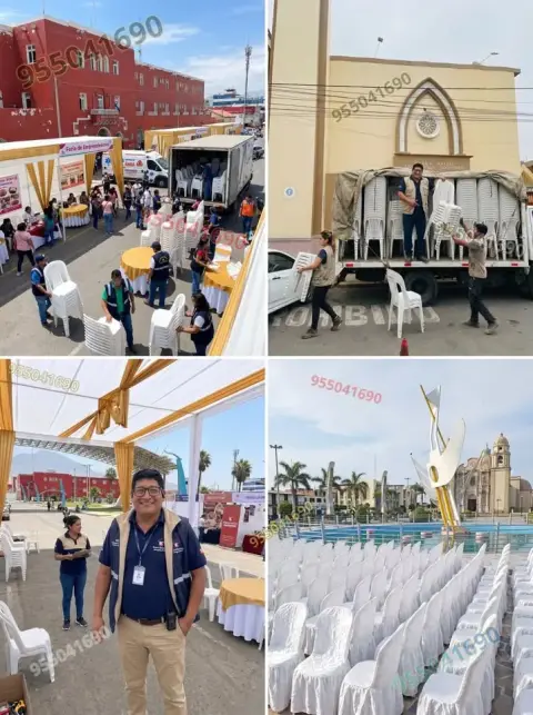 Silla Blanca para Eventos - Pack de 1700 unidades disponibles - Chimbote y Nuevo Chimbote