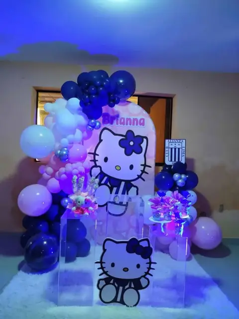 Decoración Hello Kitty (Alianza Lima)