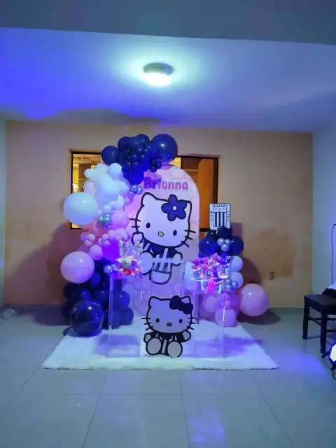 Decoración Hello Kitty (Alianza Lima)
