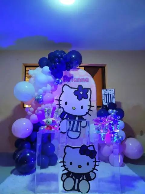 Decoración Hello Kitty (Alianza Lima)