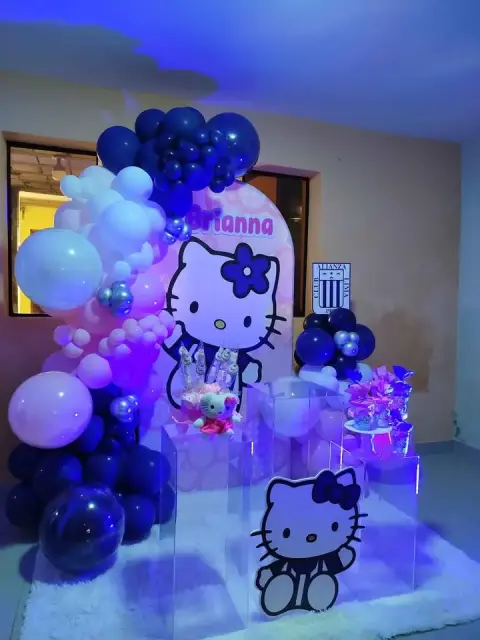 Decoración Hello Kitty (Alianza Lima)