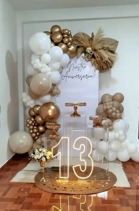Decoración para Aniversario de Boda