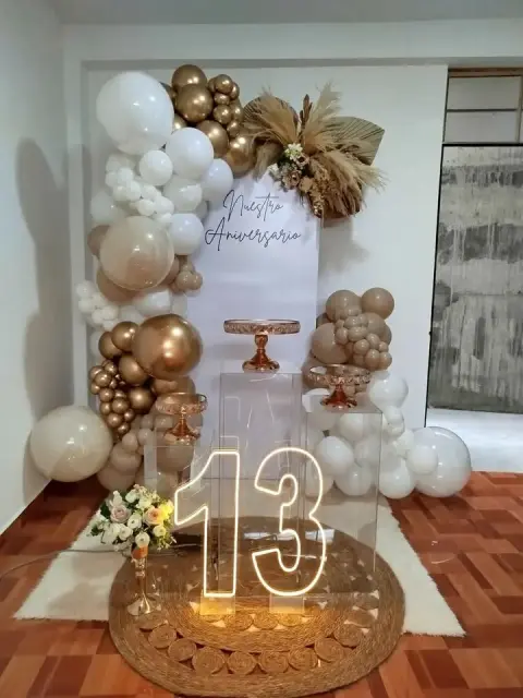 Decoración para Aniversario de Boda