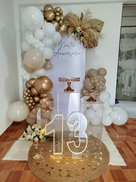 Decoración para Aniversario de Boda
