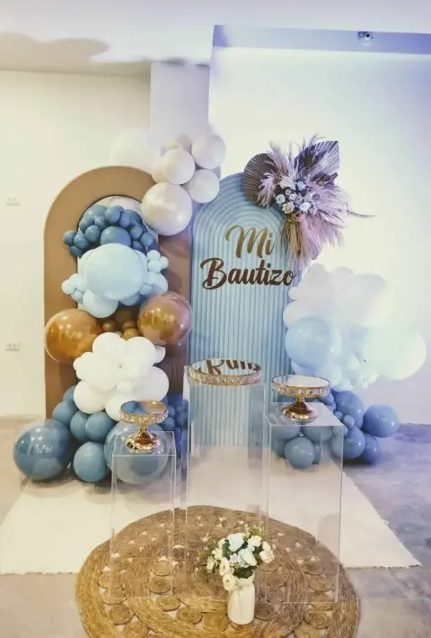 Decoración de Bautizo para Niño